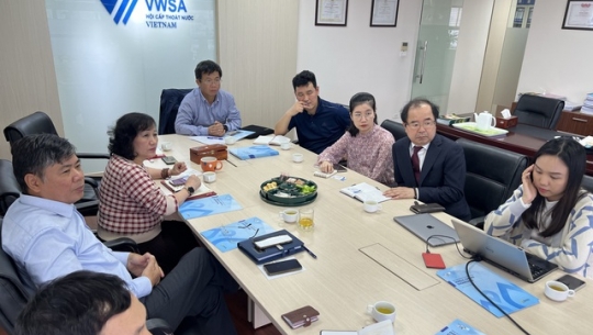 Công ty Dongil (Hàn Quốc) tiếp xúc với Hội Cấp thoát nước Việt Nam